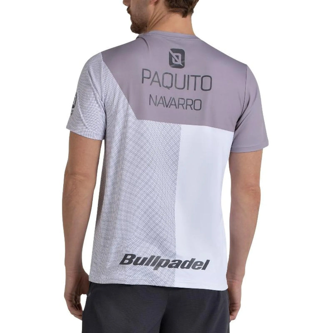 Camiseta Bullpadel Paquito Navarro 26I Blanco