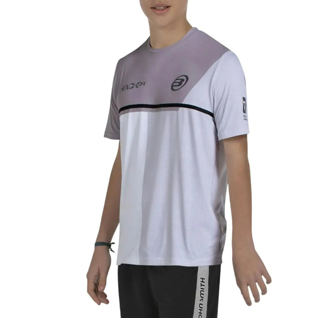 Camiseta Bullpadel Paquito Navarro 26I Blanco Junior
