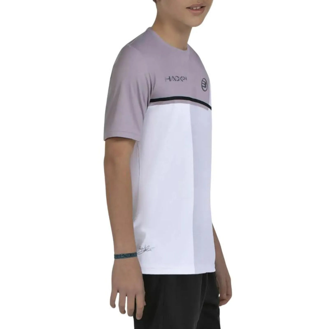 Camiseta Bullpadel Paquito Navarro 26I Blanco Junior