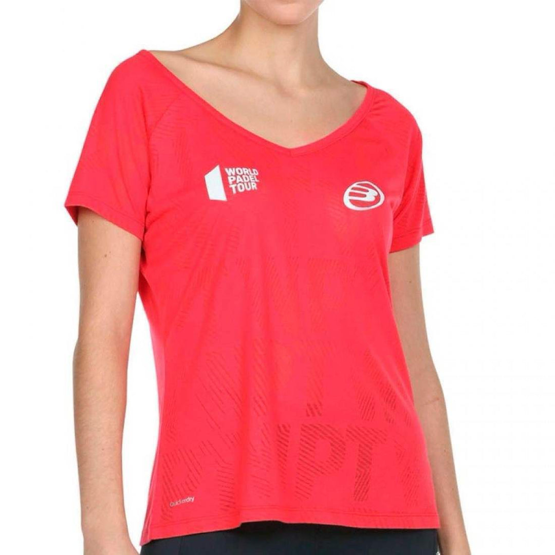 Camiseta Bullpadel Rapolan Carmesi Fluor | Bullpadel