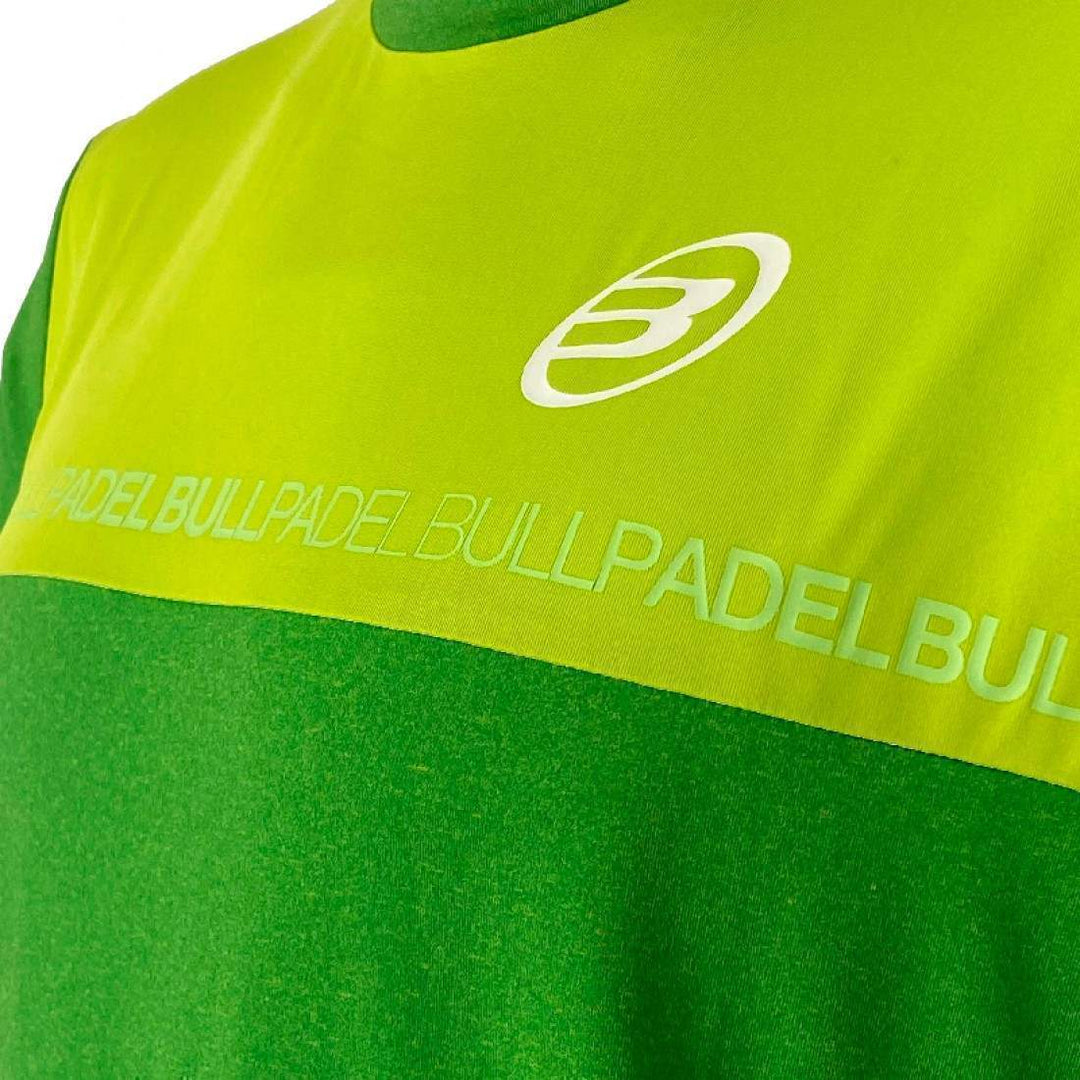Maglietta Bullpadel Rebel Limone Fluo
