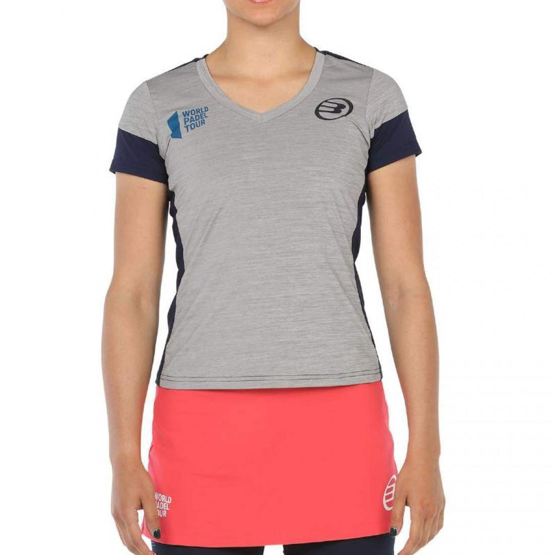 Camiseta Bullpadel WPT Rollaz Gris Medio Vigore | Bullpadel