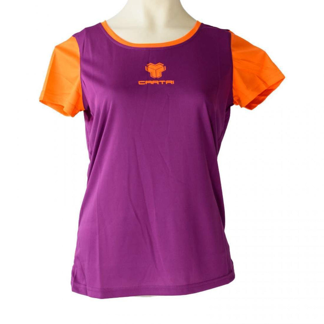 Camiseta Cartri Coach 3.0 Purpura Naranja Junior | Cartri
