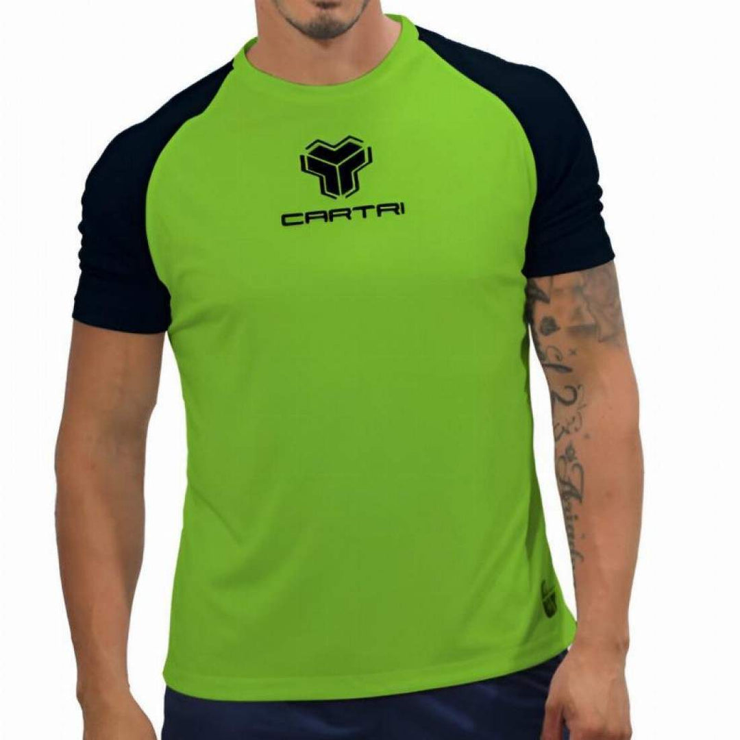 Camiseta Cartri Match Verde Negro | Cartri
