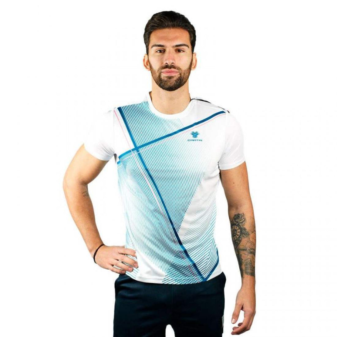 Camiseta Cartri Nuru Negro Azul