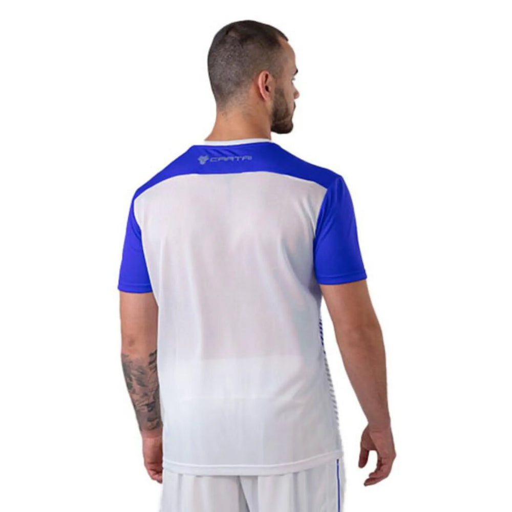 Camiseta Cartri School Blanco Azul Royal