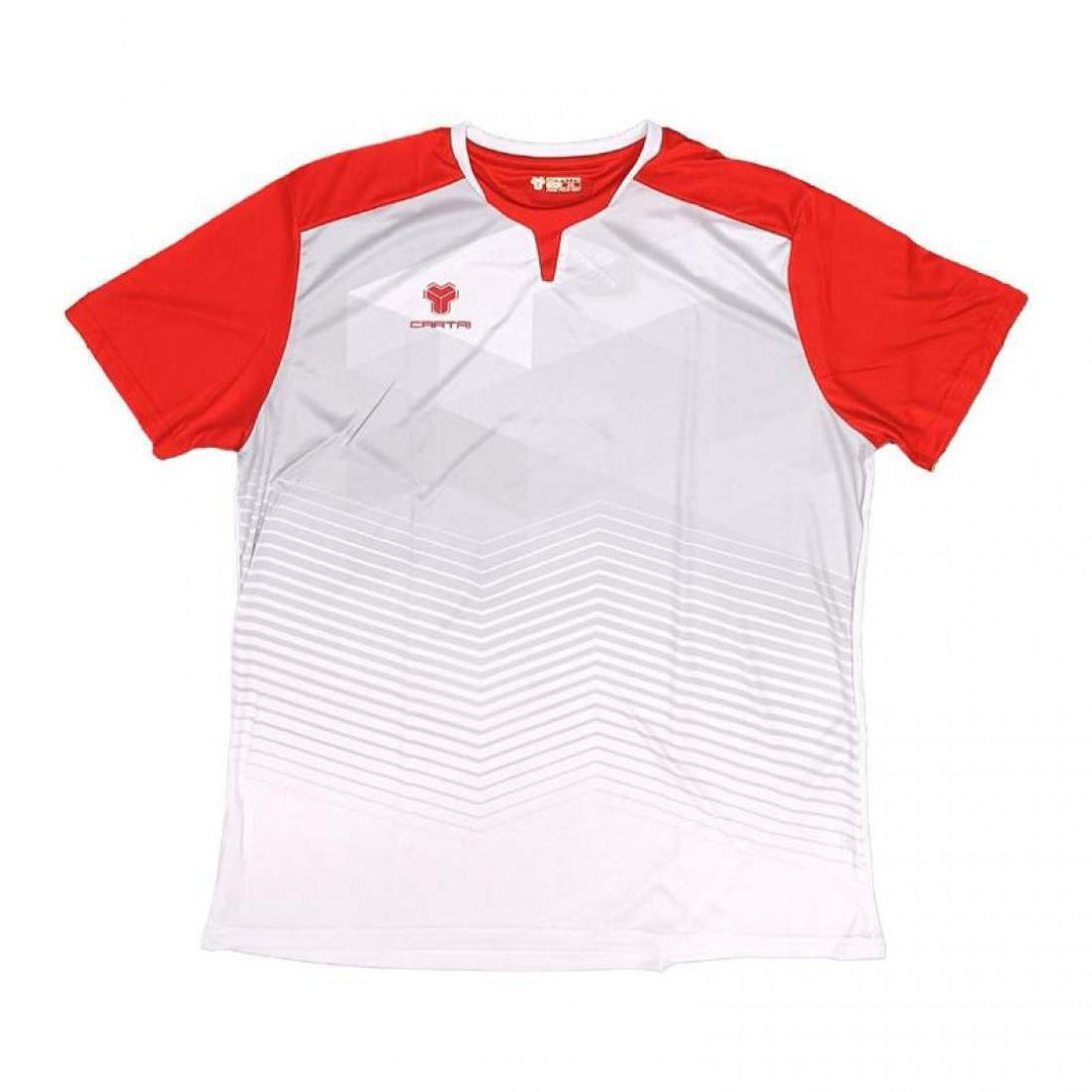 Camiseta Cartri School Blanco Gris Rojo
