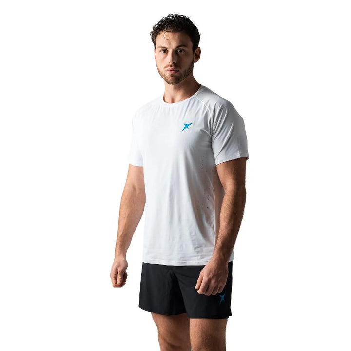 Camiseta Drop Shot Lucas Campagnolo Performance Blanco
