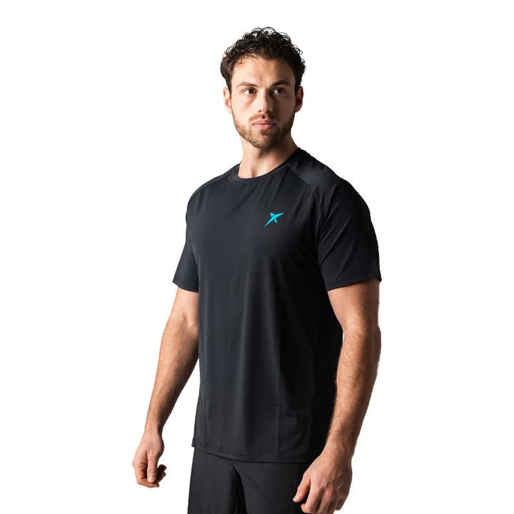 Camiseta Drop Shot Lucas Campagnolo Performance Negro
