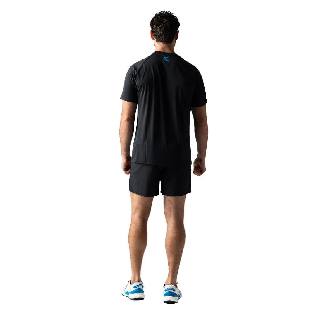 Camiseta Drop Shot Lucas Campagnolo Performance Negro