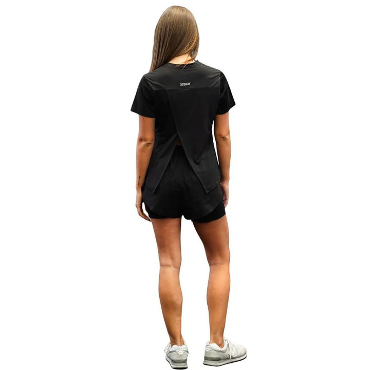 Camiseta Drybreak Drypadel Negro Mujer