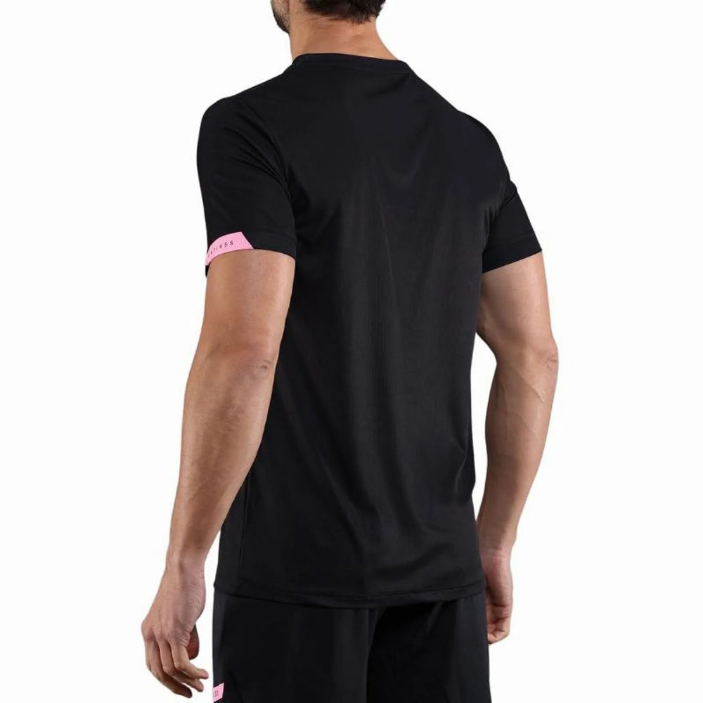Camiseta Endless Ace Peak Negro Rosa