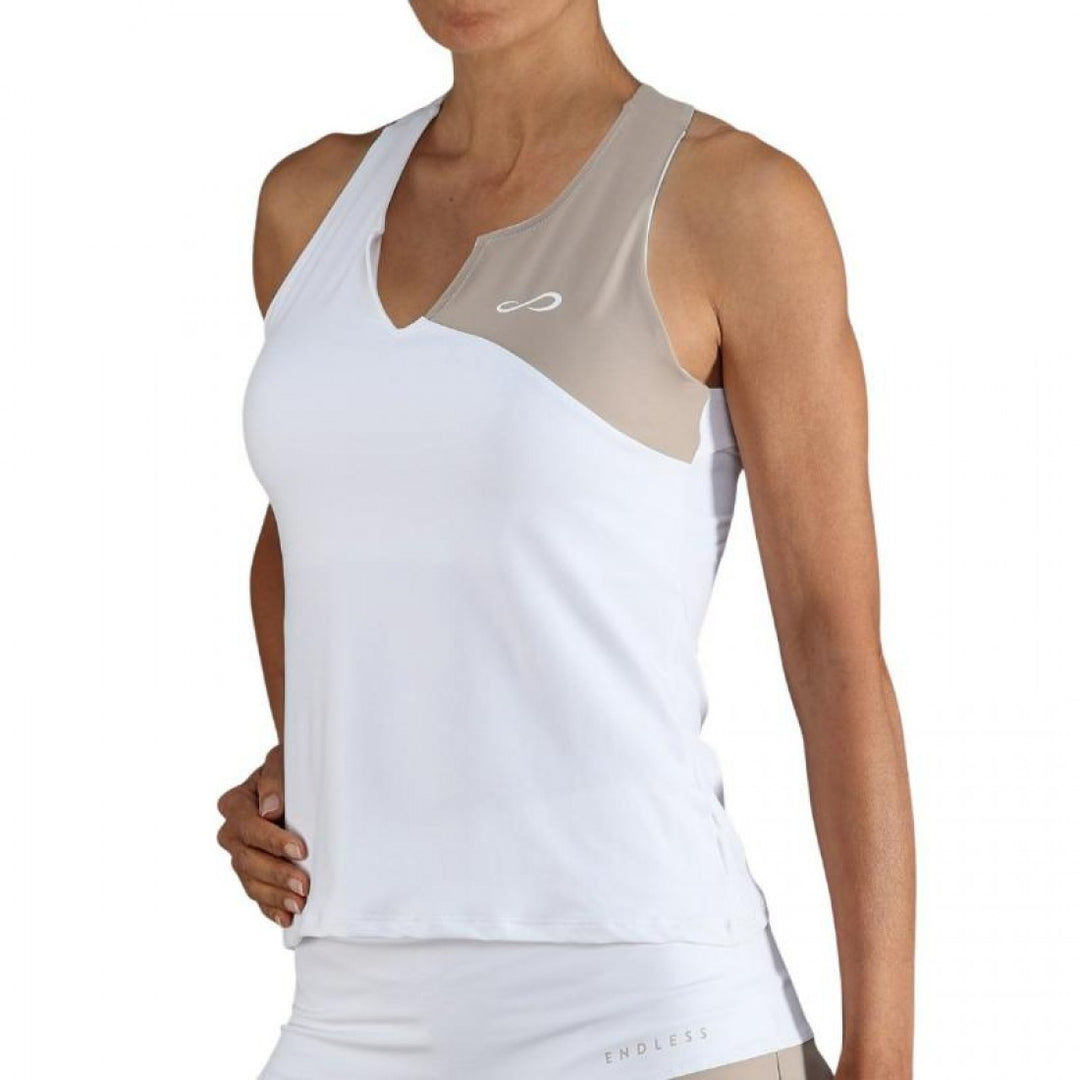 Camiseta Endless Bliss Blanco Delave | Tienda Padelpoint