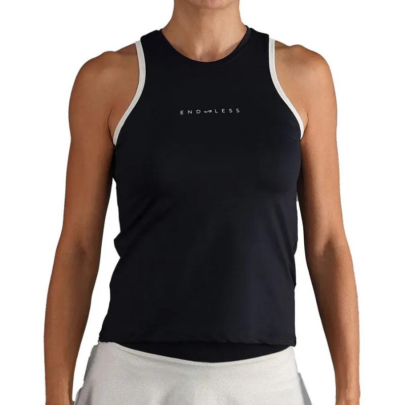Camiseta Endless Essential Negro Dorado