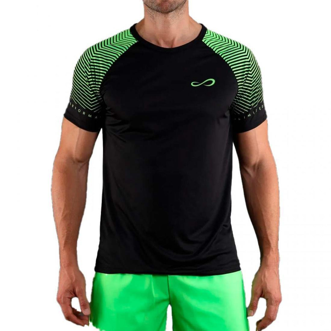 Camiseta Endless Feisty Sleeves Negro Verde | Endless