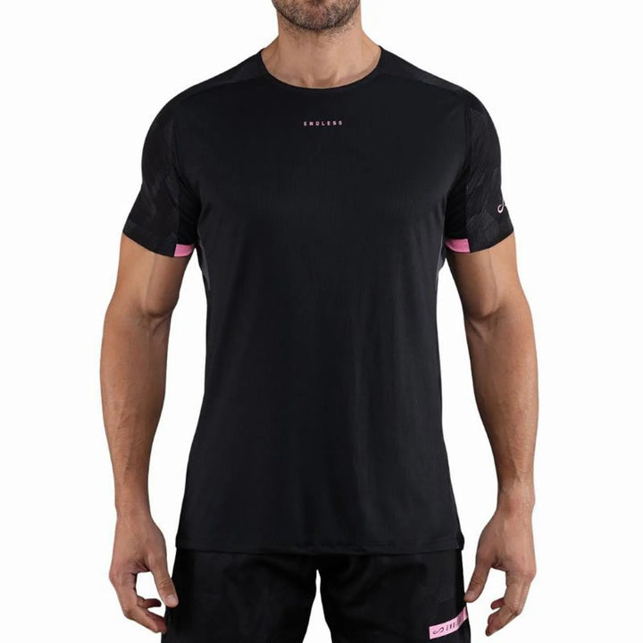 Camiseta Endless Ryker Negro Rosa