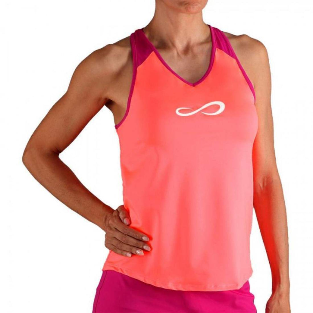 Camiseta Endless Speed V Coral Brillante | Endless