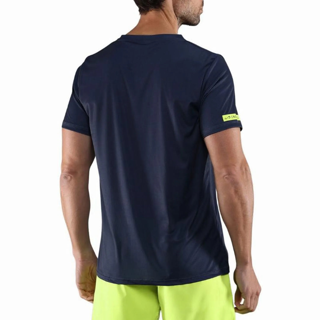 Camiseta Endless Unlimited Diamond II Azul Marino Amarillo