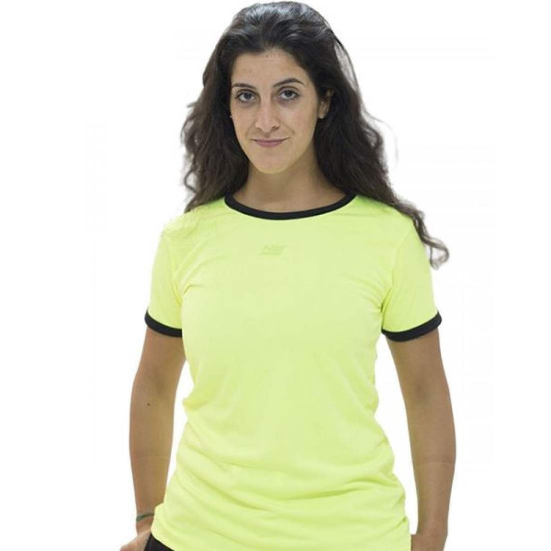 Camiseta Enebe Strong Amarillo Fluor mujer | Enebe
