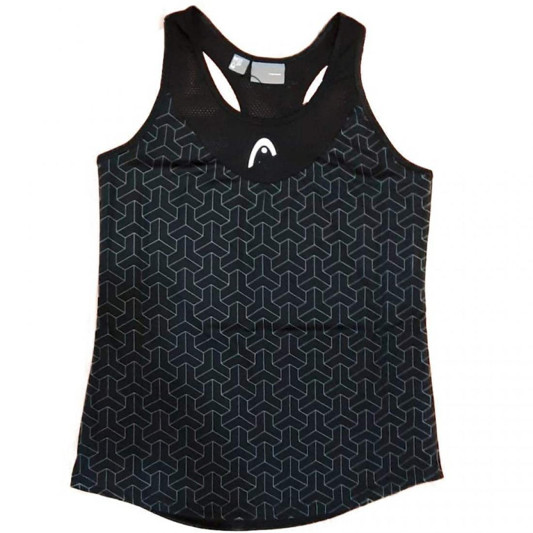 Camiseta Head Alpha Negro Mujer