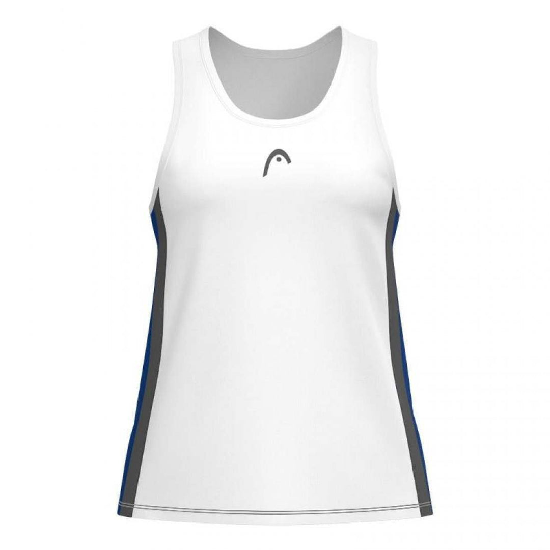 Camiseta Head Club 25 Blanco Azul Royal Junior