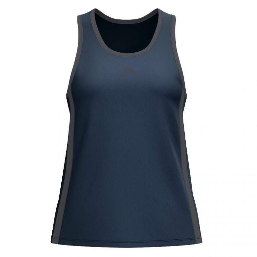 Camiseta Head Club 25 Tech Azul Marino Mujer