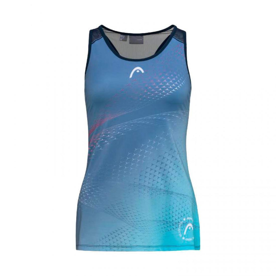 Camiseta Head Play Azul Oscuro Estampado Mujer | Head