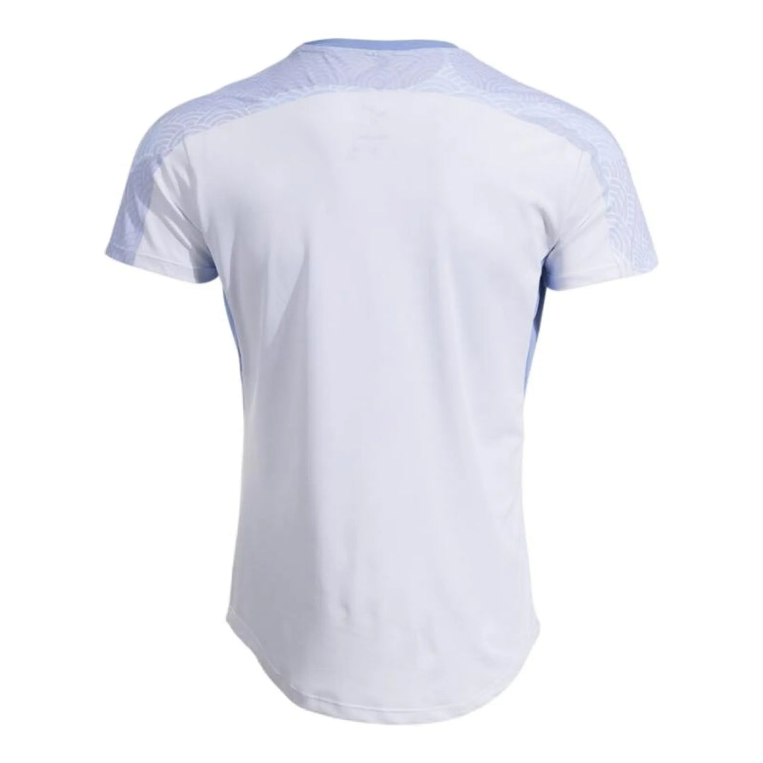 Camiseta Joma Challenge Blanco Azul Claro