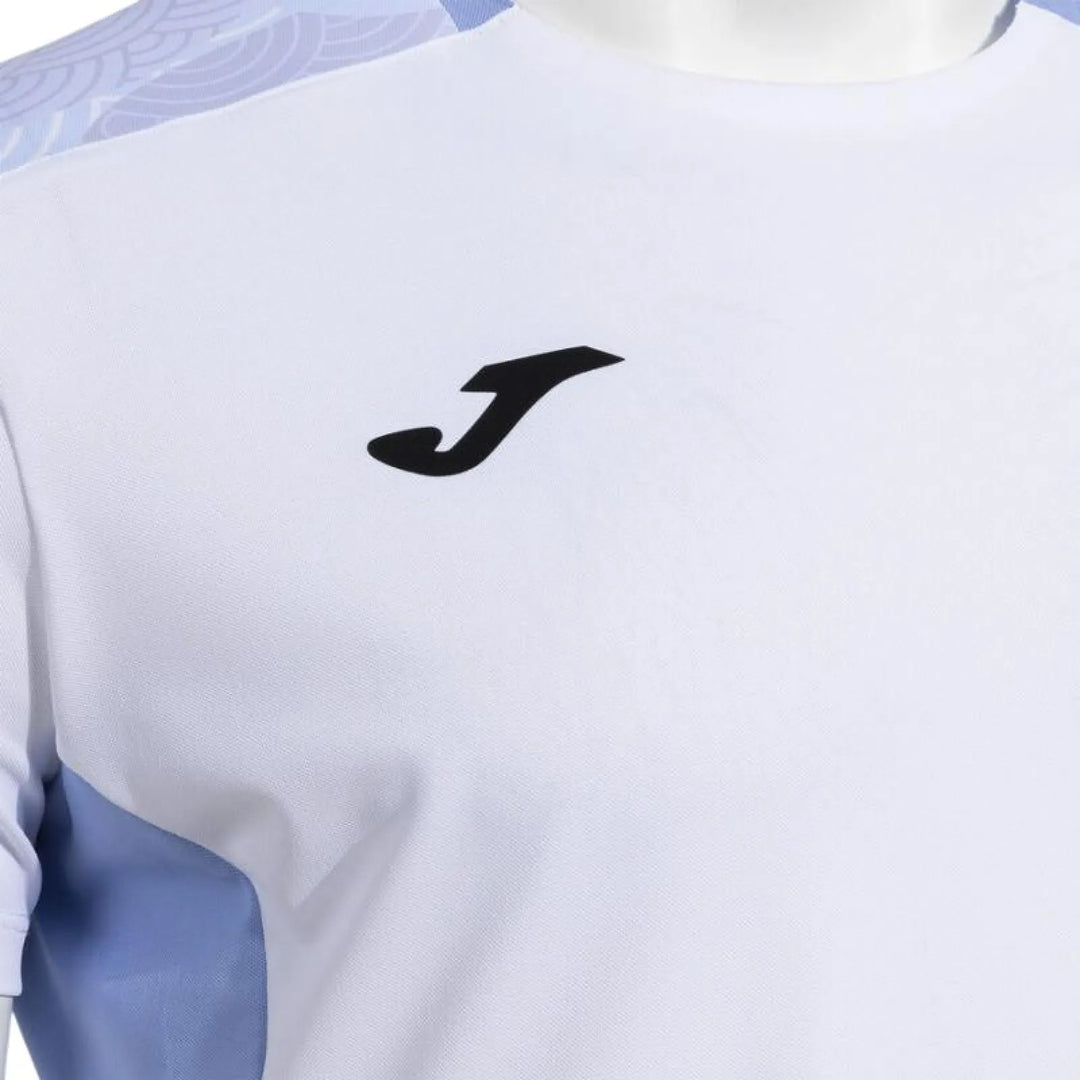 Camiseta Joma Challenge Blanco Azul Claro