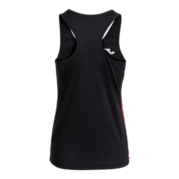 Camiseta Joma Olimpiada Negro Rojo Mujer