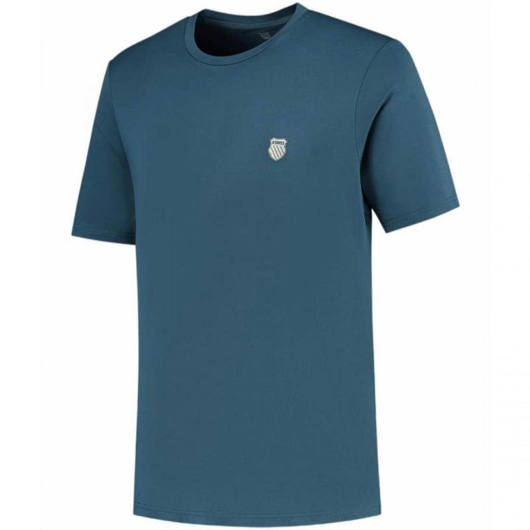 Camiseta Kswiss Hypercourt Basic Crew Indian Teal | Kswiss