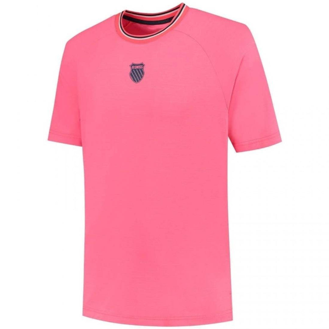 Camiseta Kswiss Hypercourt Melange 3 Rosa