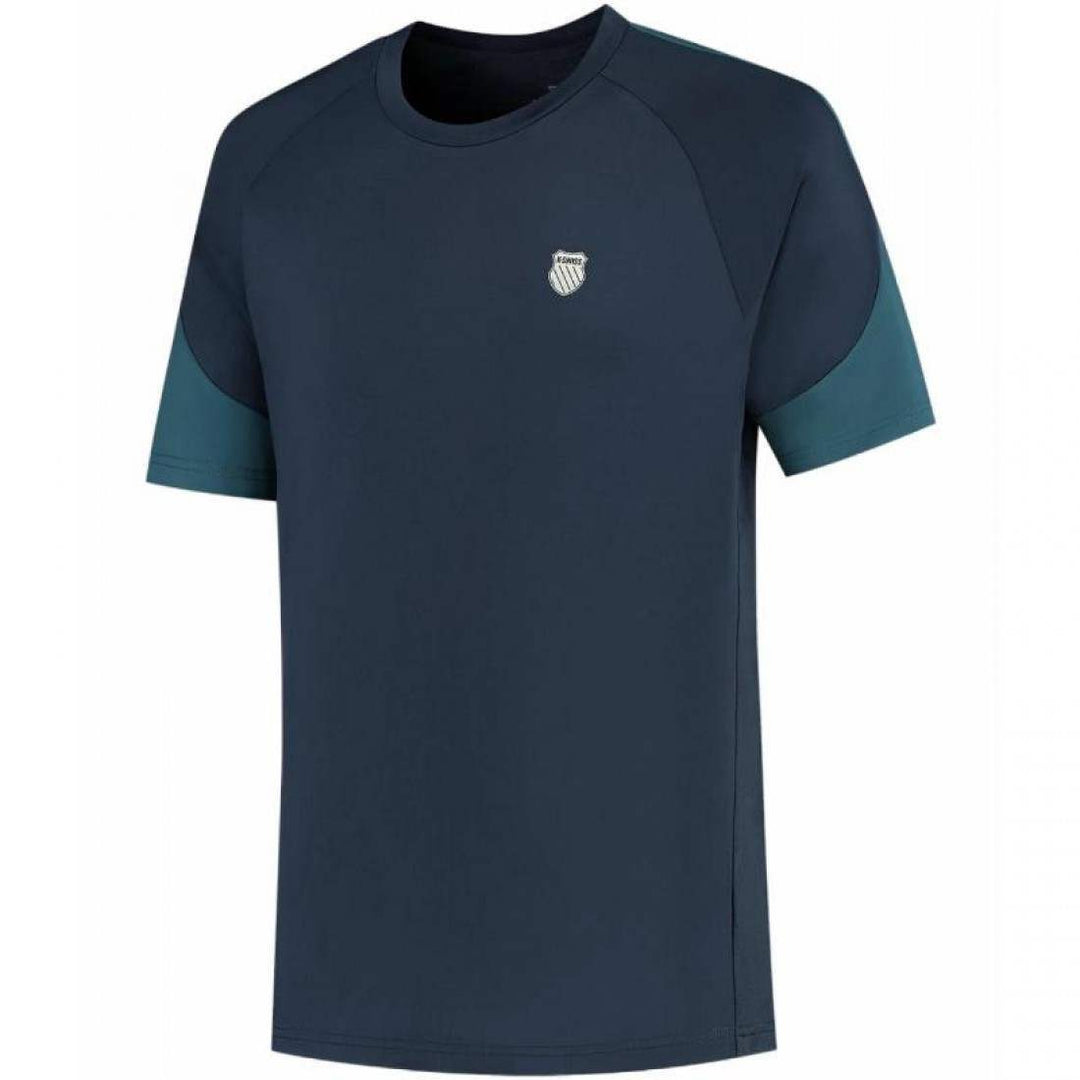 Camiseta Kswiss Hypercourt Mesh Crew 3 Peacoat Indian Teal | Kswiss