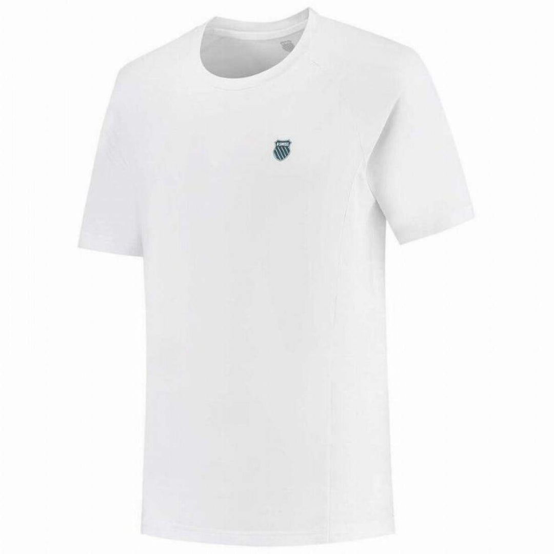Camiseta Kswiss Hypercourt Print Crew 4 Blanco | Kswiss