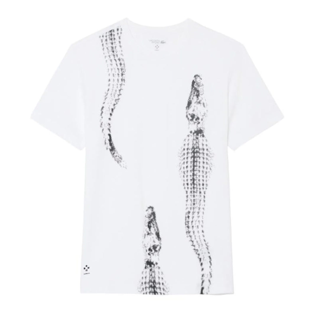 Camiseta Lacoste Daniil Medvedev Blanco