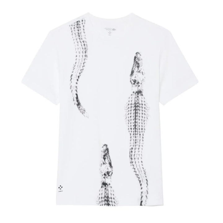 Camiseta Lacoste Daniil Medvedev Blanco
