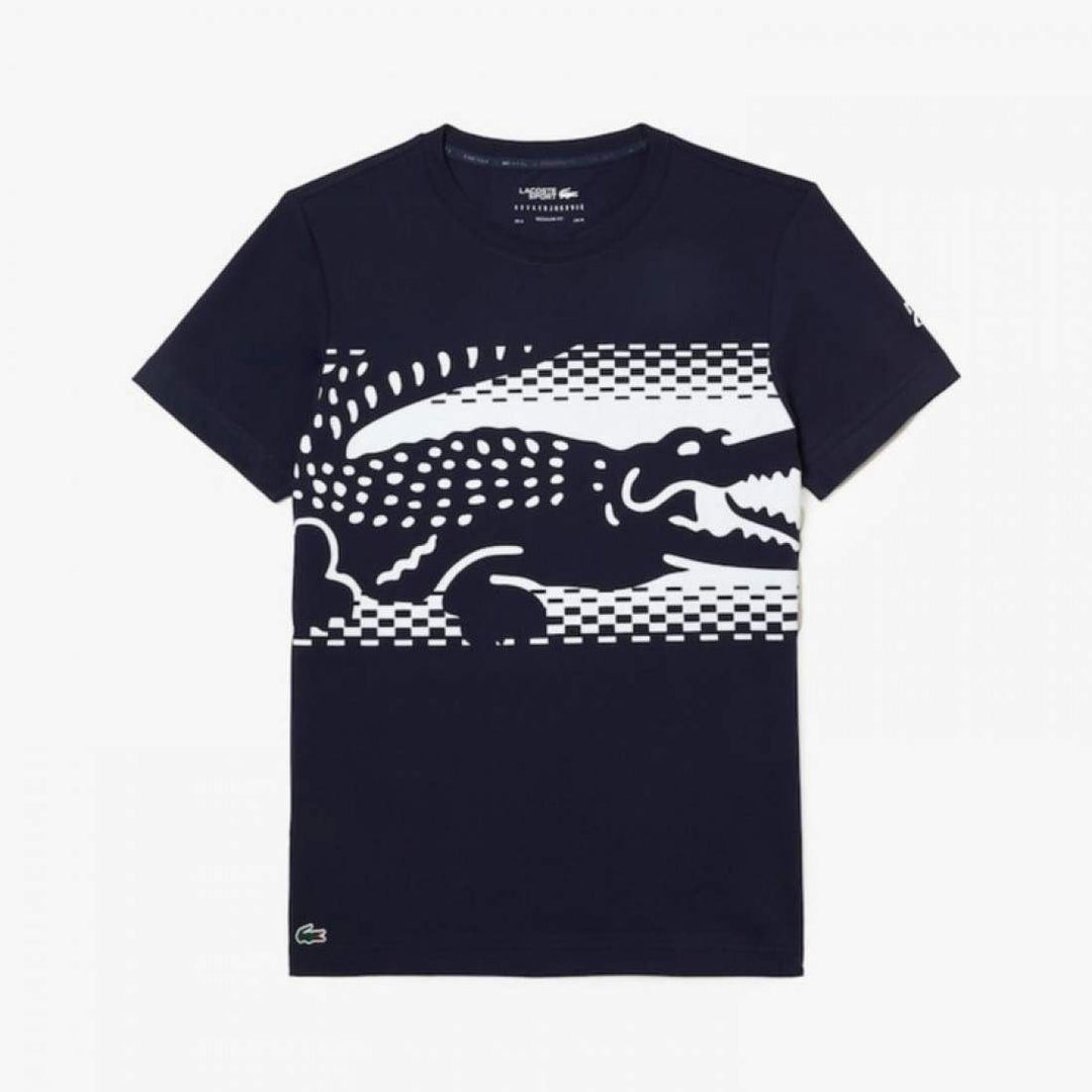 Camiseta Lacoste Novak Djokovic Azul Marino