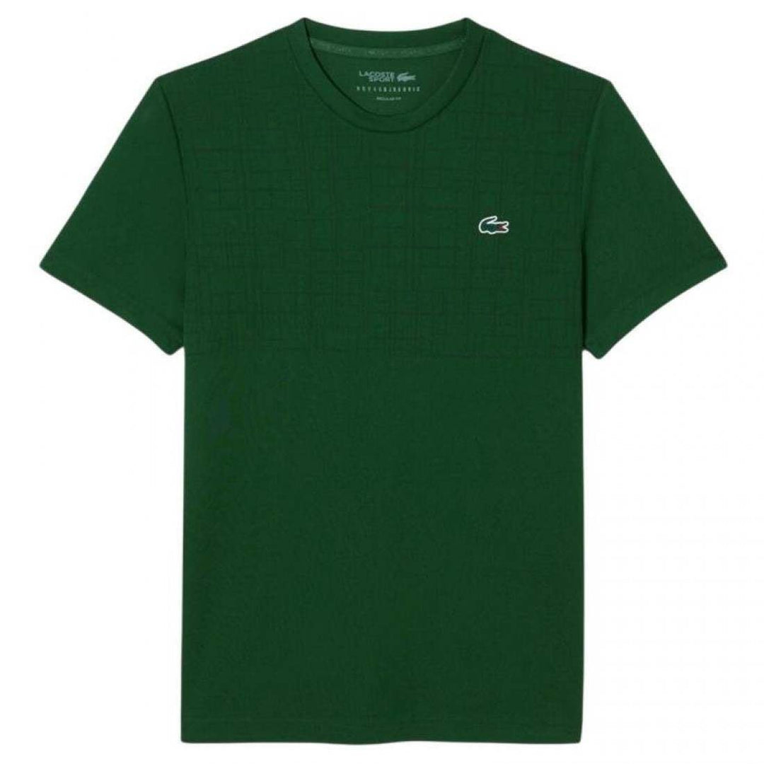 Camiseta Lacoste Novak Djokovic Ultra Dry Verde