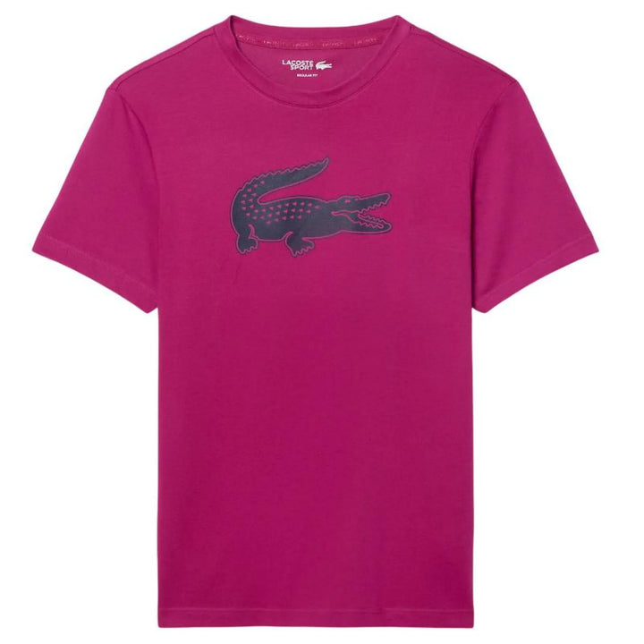 Camiseta Lacoste Sport Fucsia Azul Marino