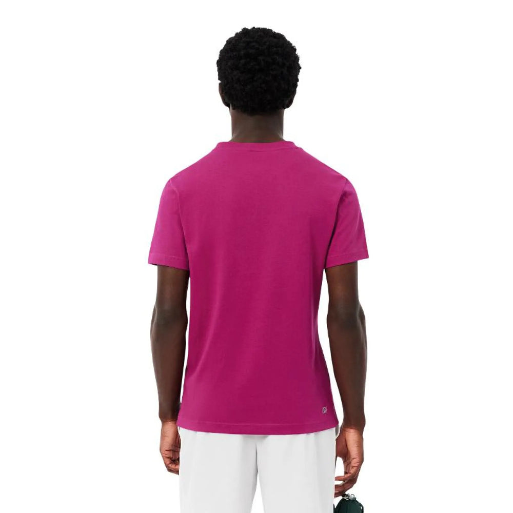 Camiseta Lacoste Sport Fucsia Azul Marino