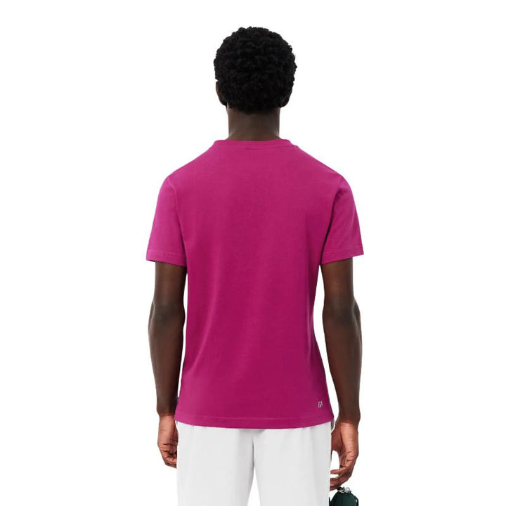 Camiseta Lacoste Sport Fucsia Azul Marino