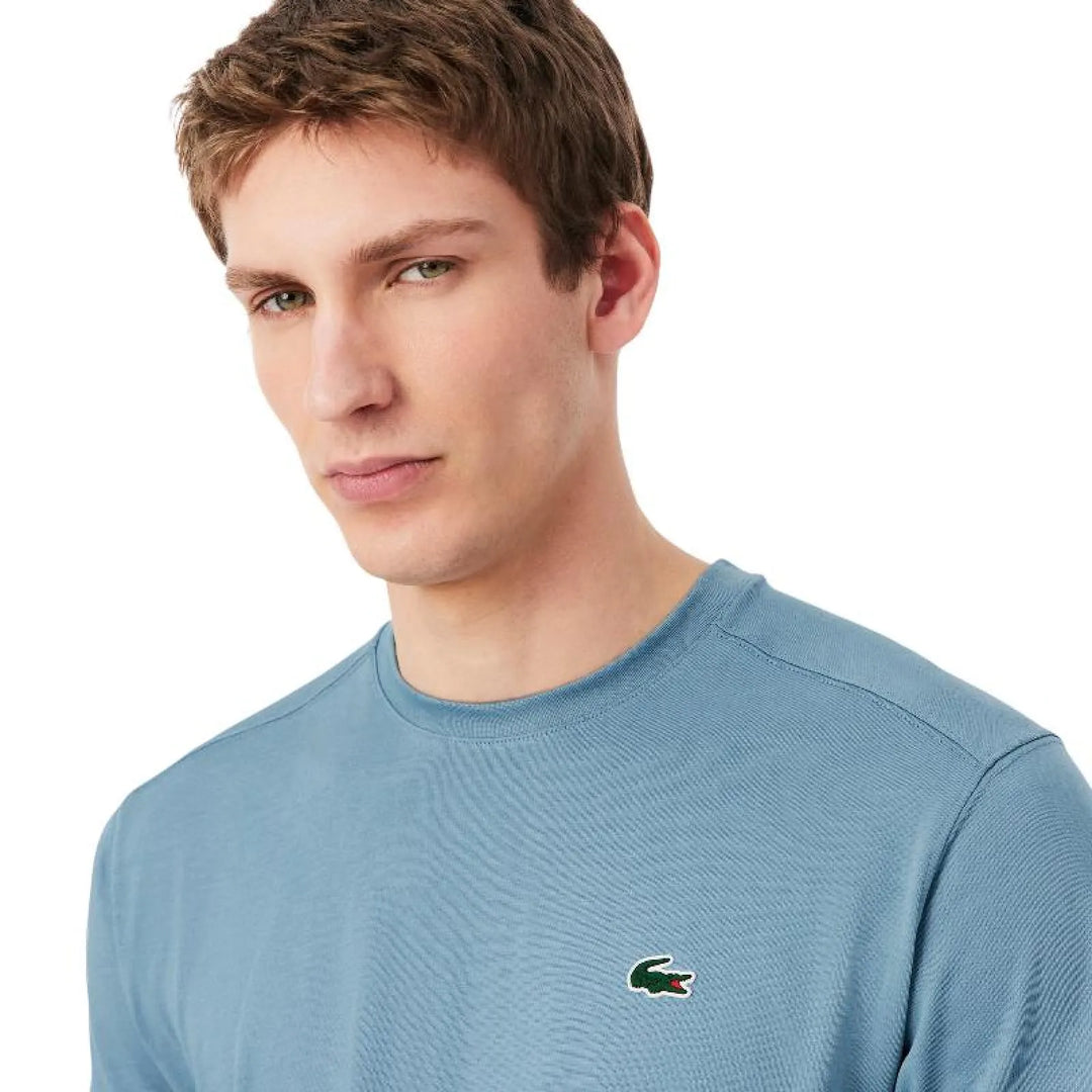 Camiseta Lacoste Sport Regular Fit Azul Aral