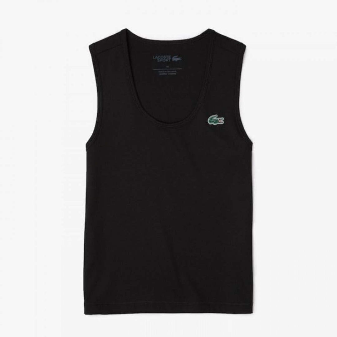 Camiseta Lacoste Sport Slim Fit Negro