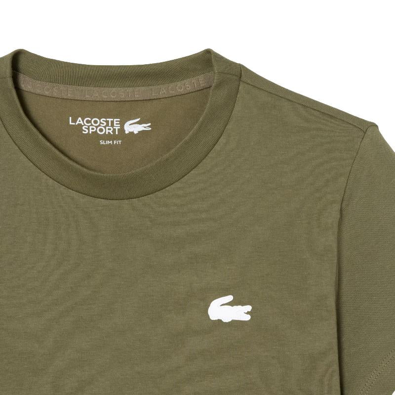 T-shirt Lacoste Sport Verde Kaki Donna