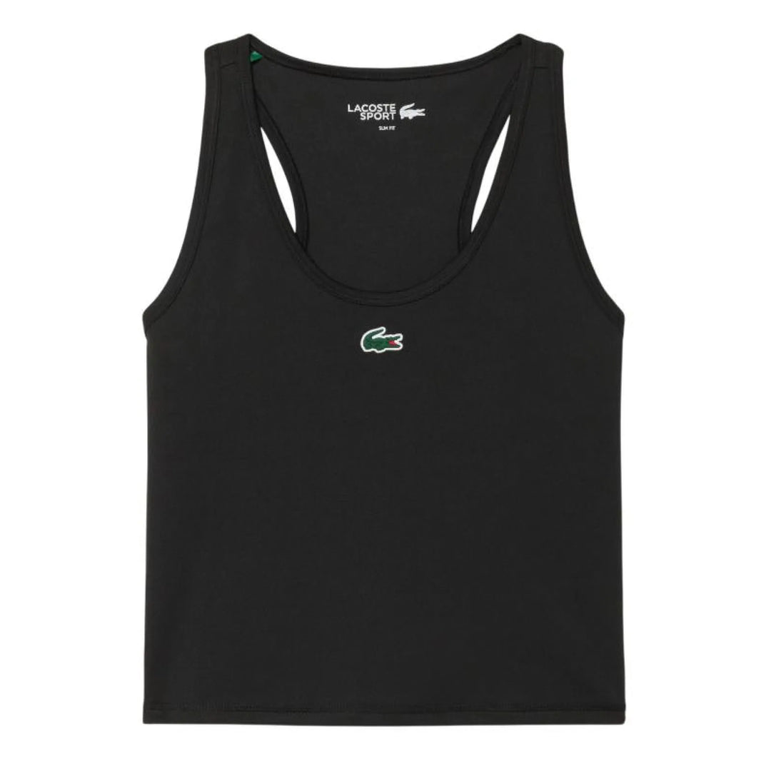 Camiseta Lacoste Tank Negro Mujer