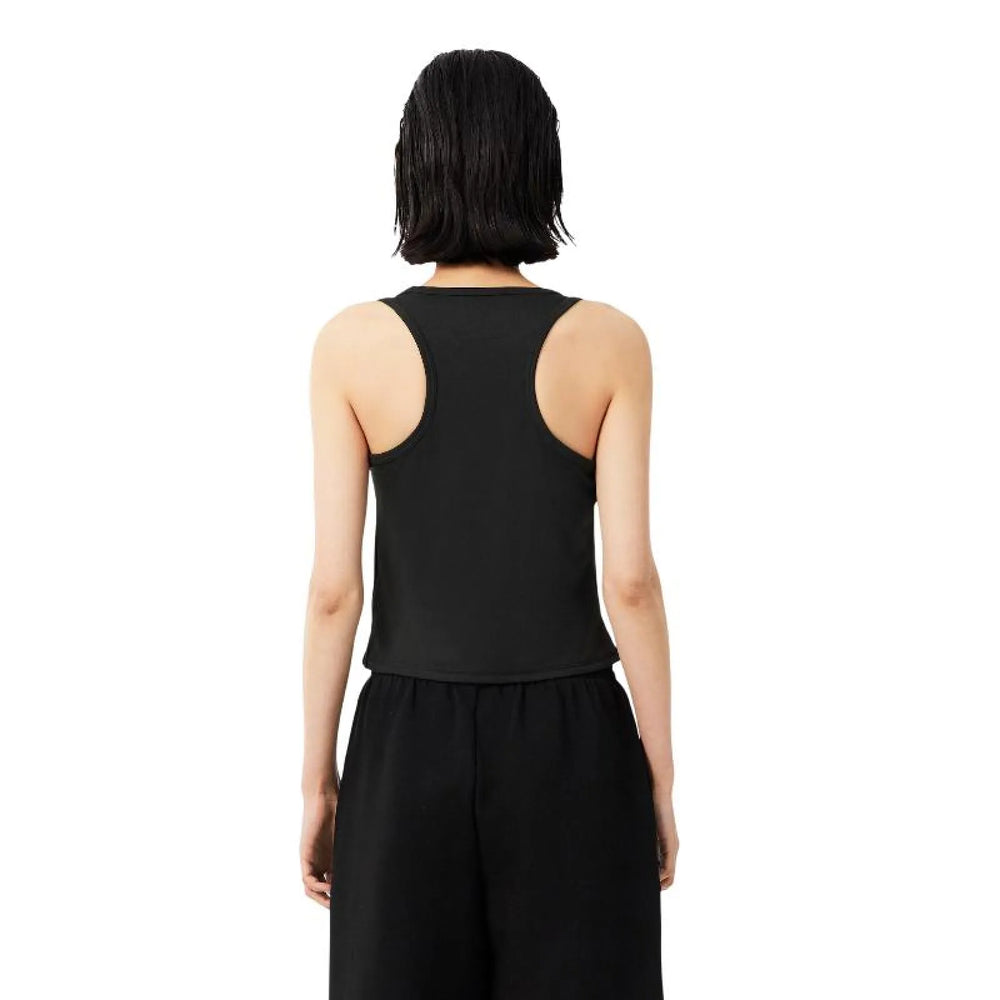 Camiseta Lacoste Tank Negro Mujer