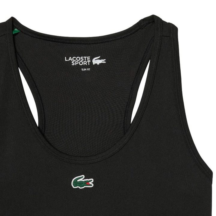 Camiseta Lacoste Tank Negro Mujer
