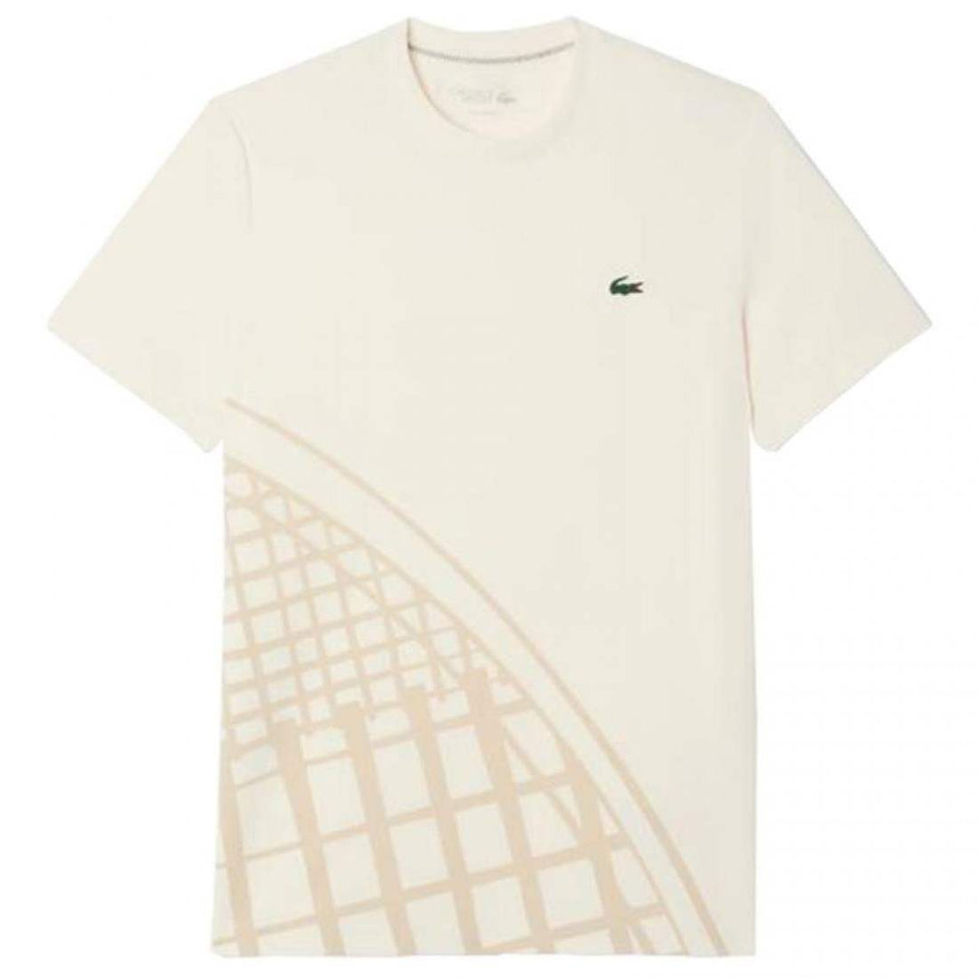 Camiseta Lacoste Tenis Ultra Dry Blanco Roto