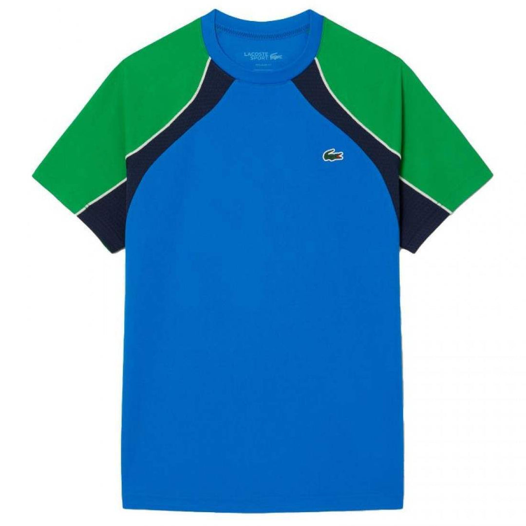 Camiseta Lacoste Ultra Dry Azul Marino Verde