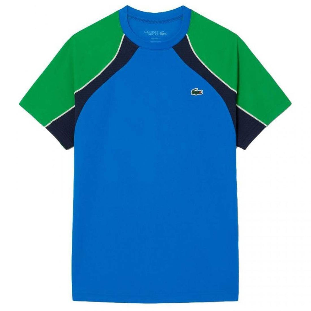 Camiseta Lacoste Ultra Dry Azul Marino Verde